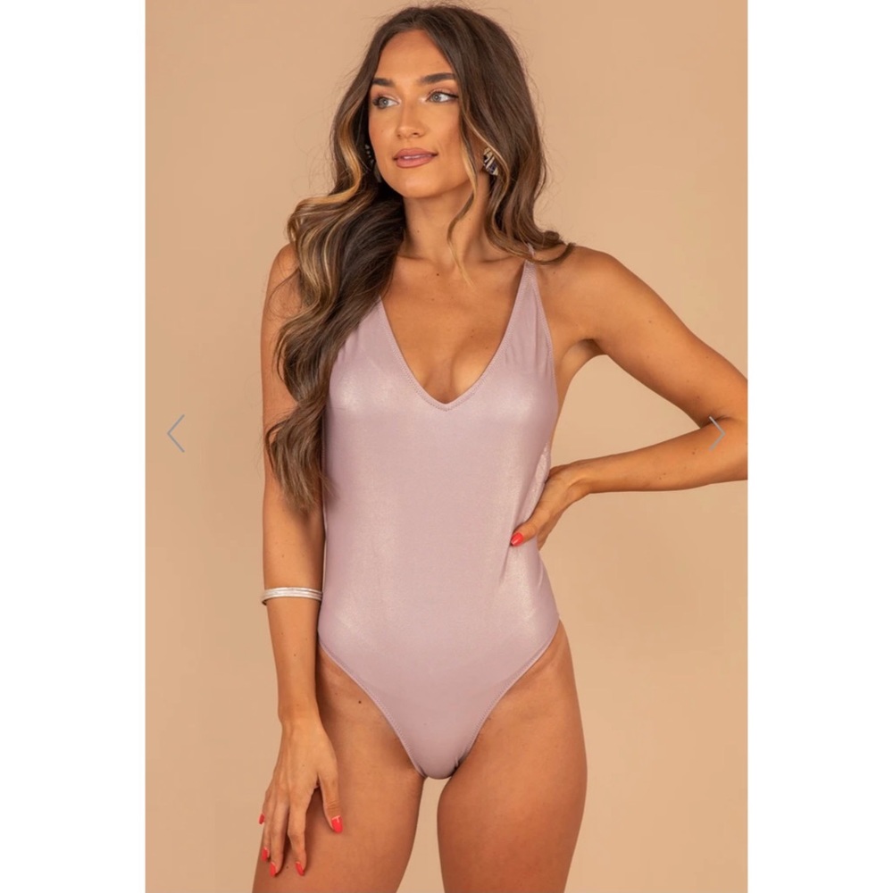 Metallic swimsuit